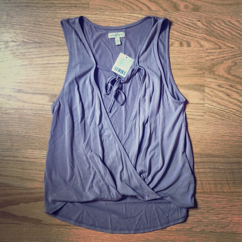 Silence and Noise light purple tank